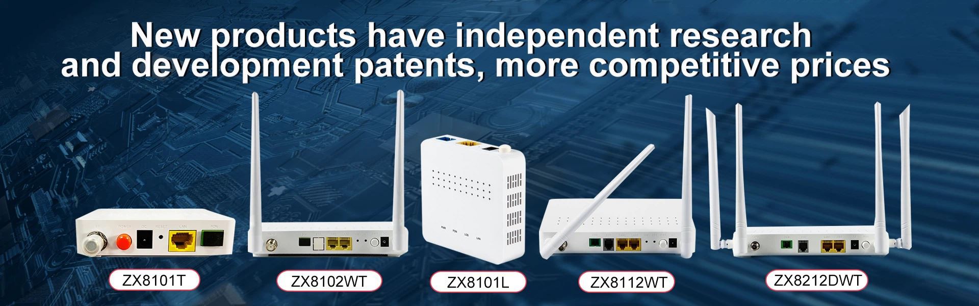 New products have independent research and development patents, more competitive prices